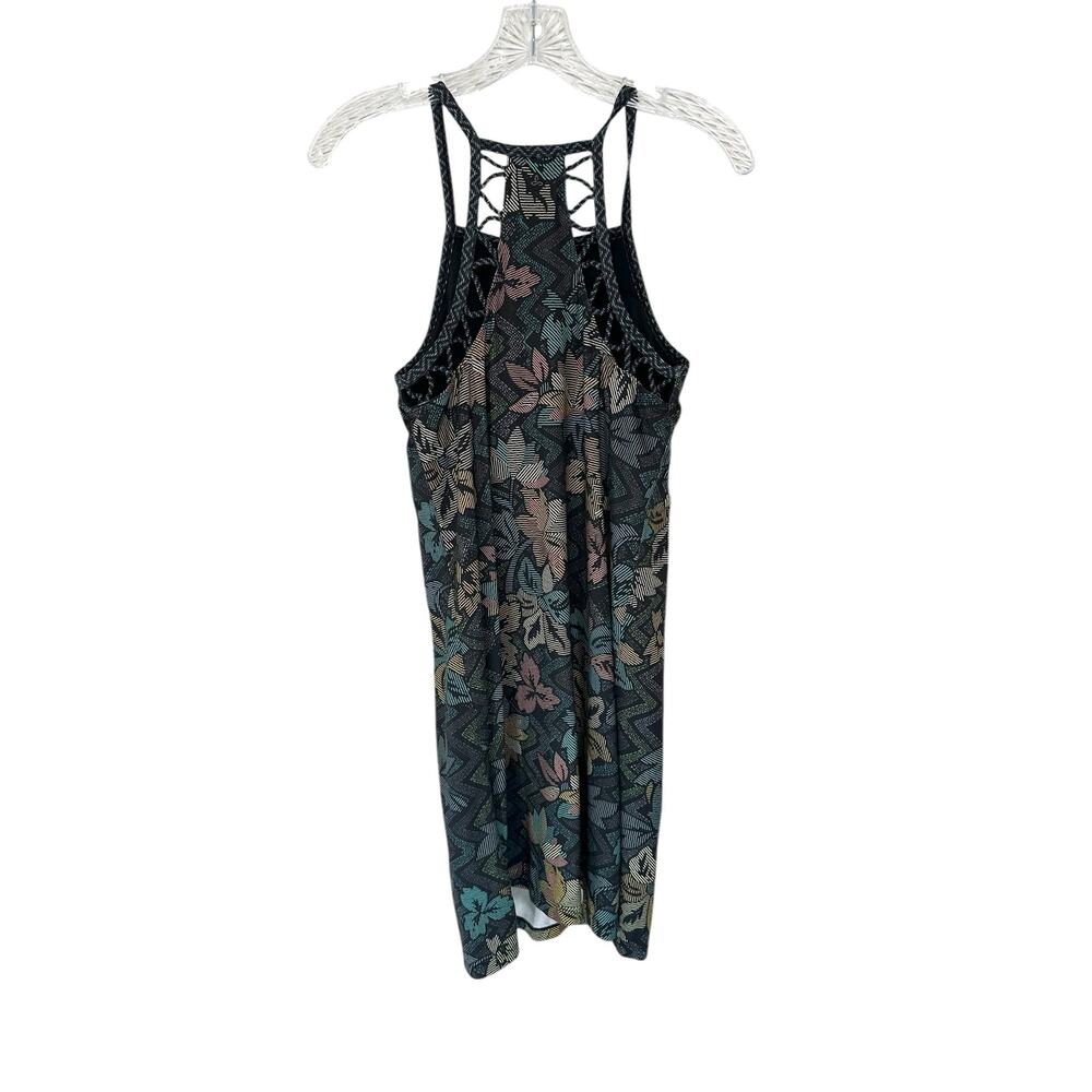 PrAna Green Yellow Ardor Yoga Comfortable Square Neckline Racerback Dress Small - Picture 8 of 10